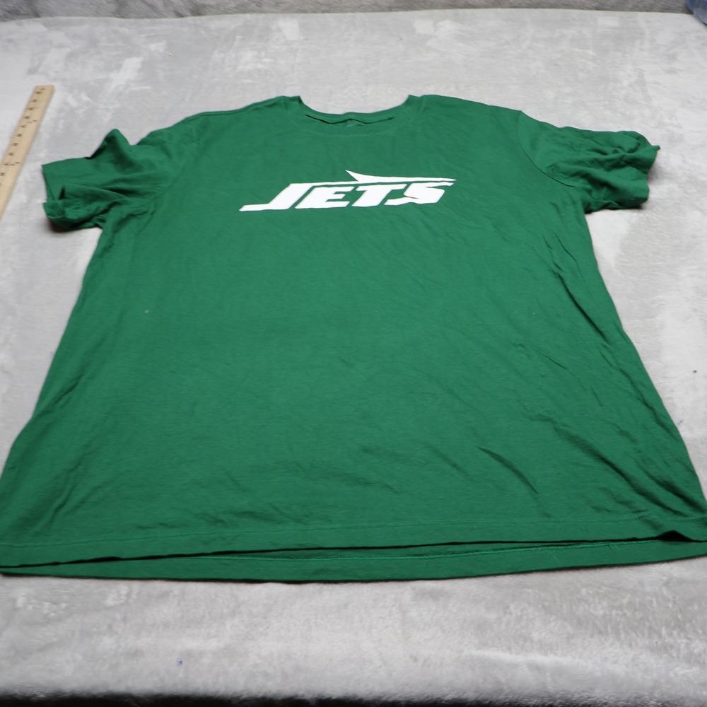 New York Jets Shirt Mens XL Nike Green Football Fan Gear Graphic Tee Crewneck